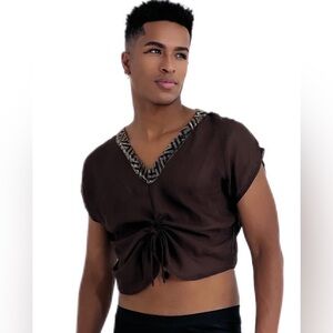 Unisex Brown Sex Tank by Designer Dani Levine